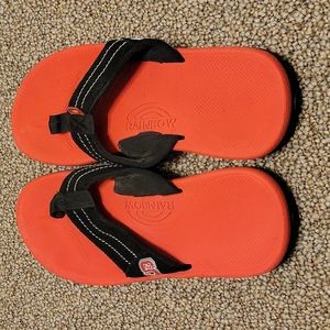 NC State Rainbow Flip flop sandals